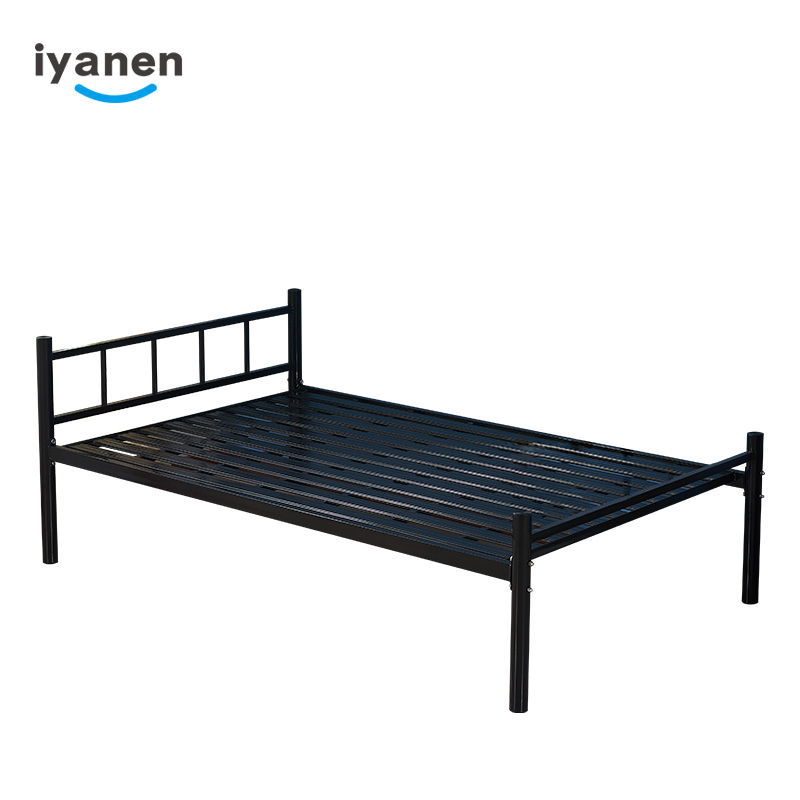 Steel single bed